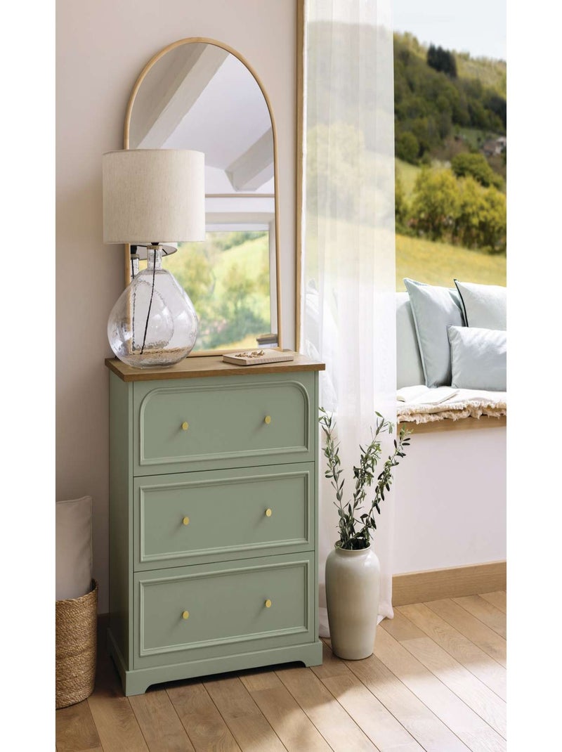 Miroir arche en bois KIM Beige - Kiabi