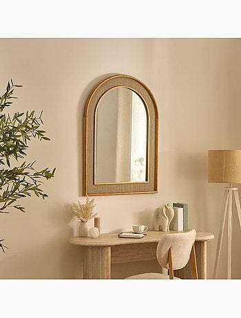 Miroir arche en pin BONNIE