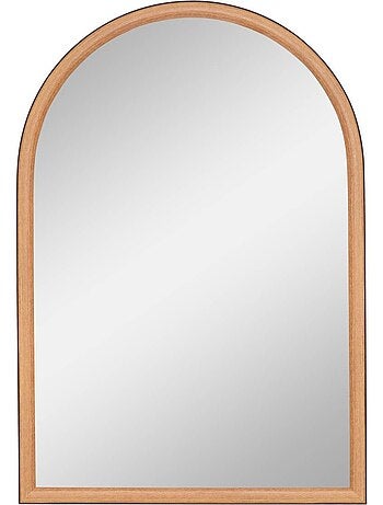 Miroir arche grand format effet bois tanya
