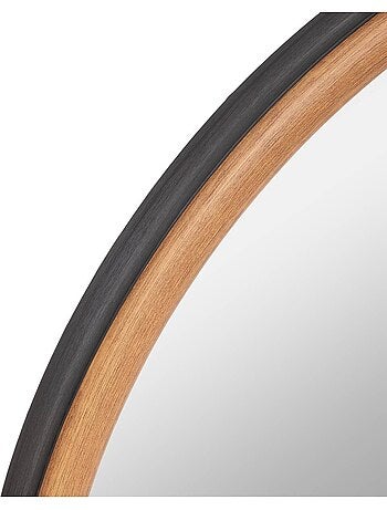 Miroir arche grand format effet bois tanya