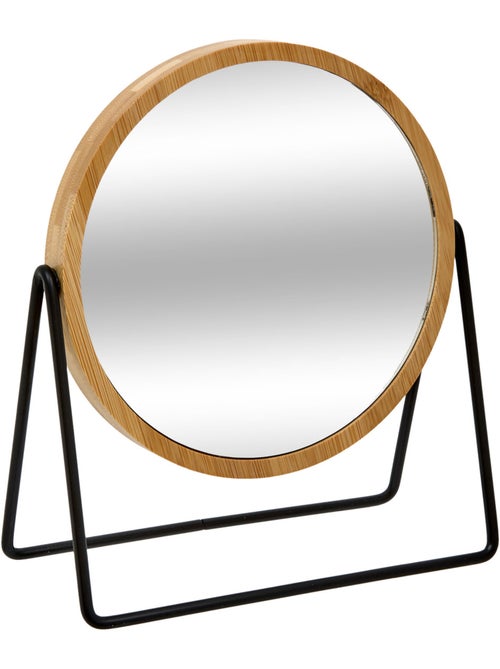 Miroir balançoire sur pied en bambou - Kiabi
