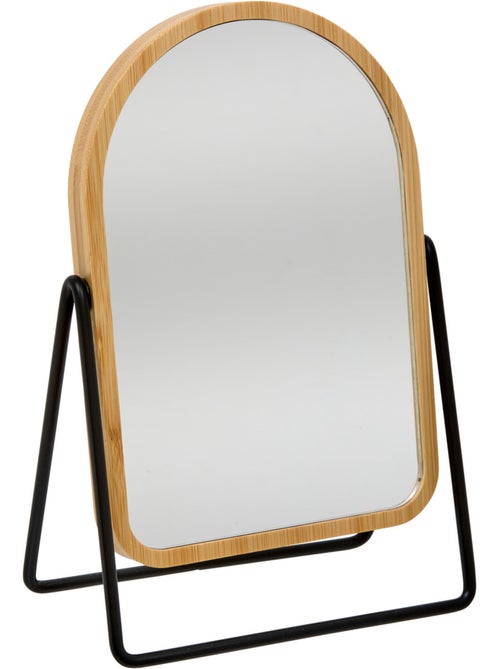 Miroir balançoire sur pied en bambou - Kiabi