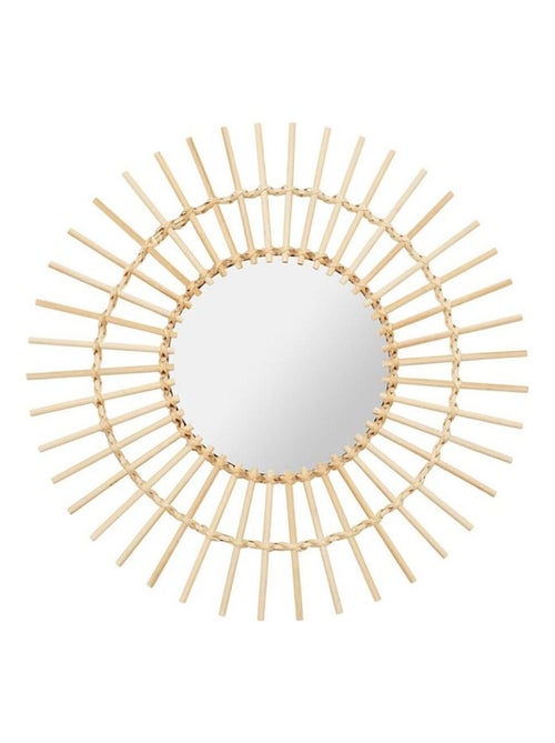 Miroir bambou soleil - Kiabi