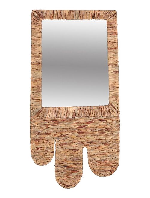 Miroir boho jacinthe d'eau grand modèle - Kiabi