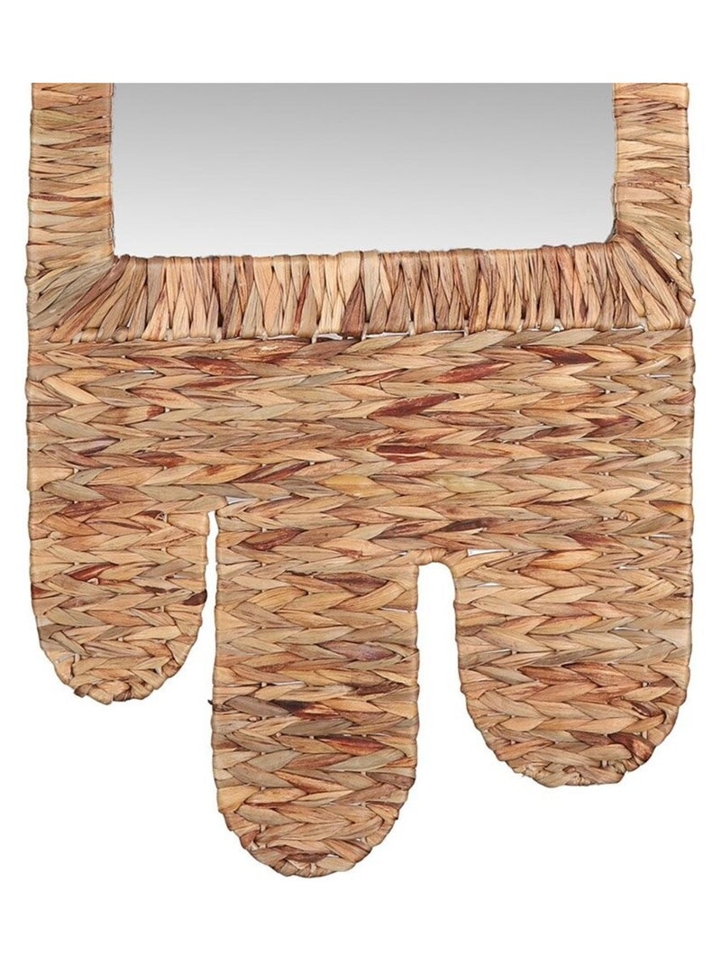 Miroir boho jacinthe d'eau grand modèle Beige - Kiabi
