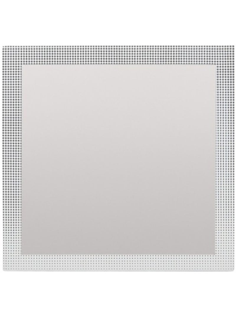 Miroir carré 20x20cm Blanc - Kiabi