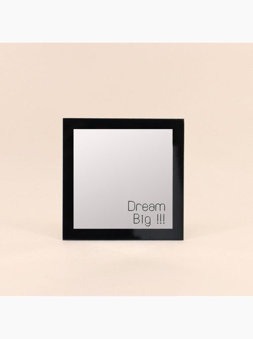 Miroir carré avec mot "Dream big" 20x20cm - Kiabi