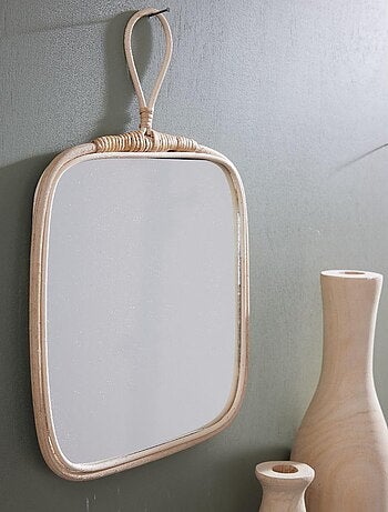 Miroir carré en bois MATISSE