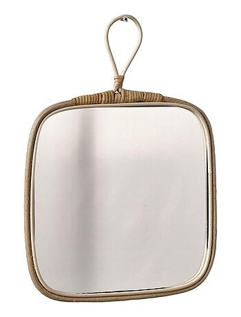 Miroir carré en bois MATISSE