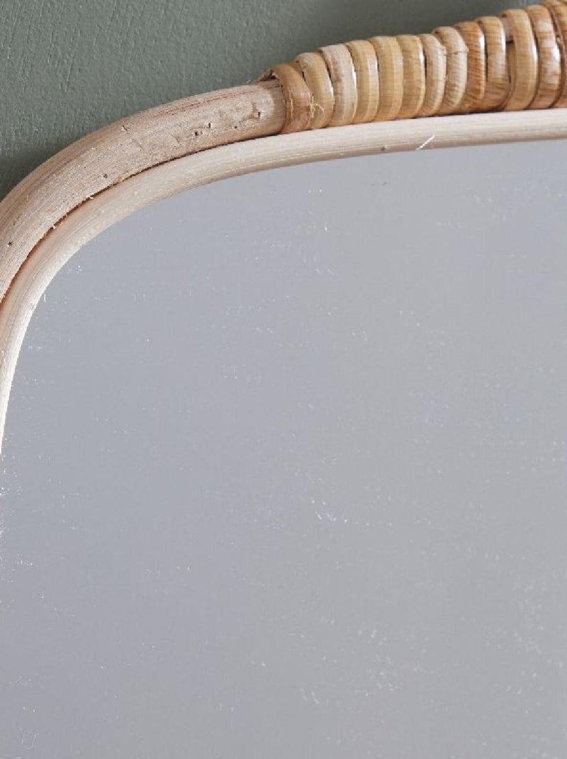 Miroir carré en bois MATISSE Beige - Kiabi