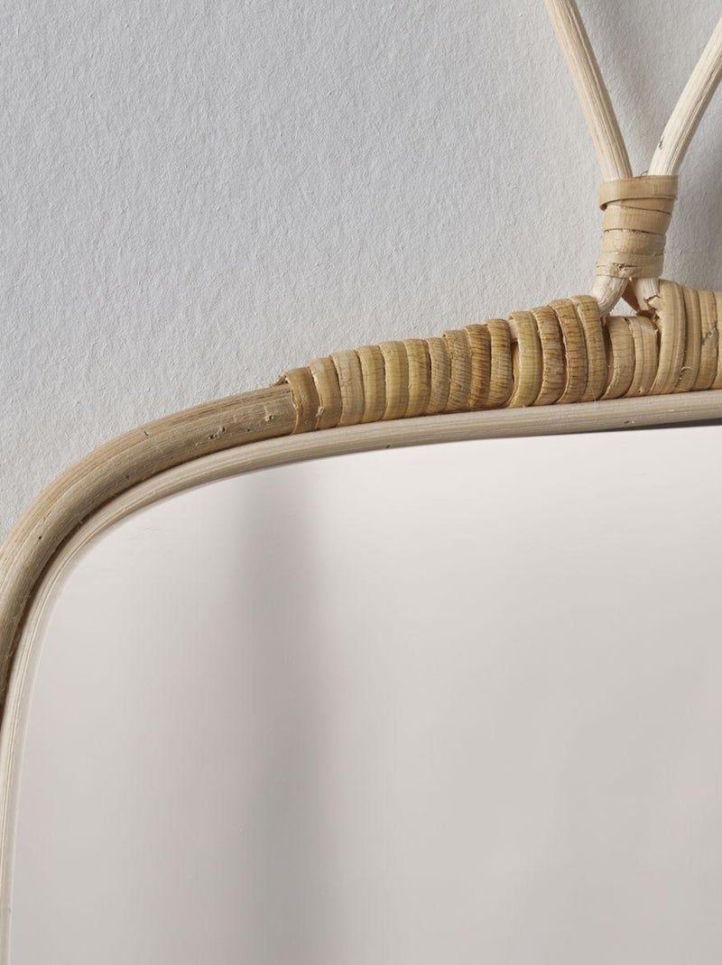 Miroir carré en bois MATISSE Beige - Kiabi