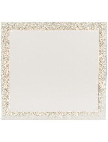 Miroir contour brillant 40x40cm