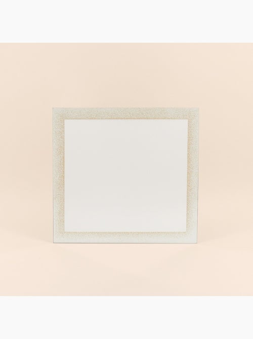 Miroir contour brillant 40x40cm - Kiabi Miroir contour brillant 40x40cm - Kiabi