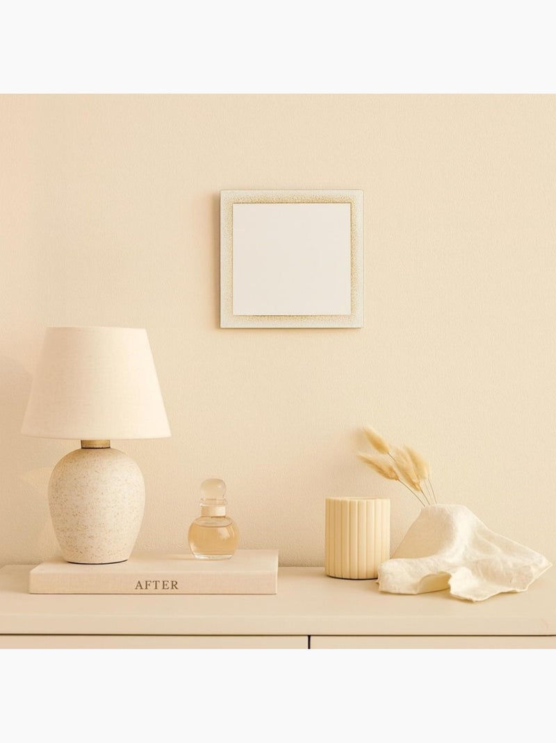 Miroir contour brillant 40x40cm Doré - Kiabi