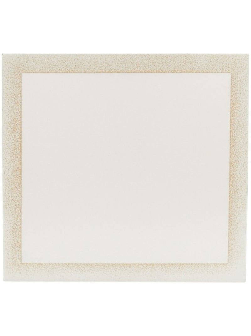 Miroir contour brillant 40x40cm Doré - Kiabi