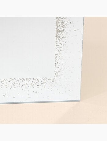 Miroir contour brillant 40x40cm