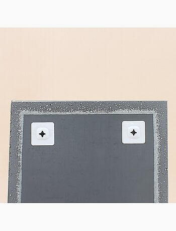 Miroir contour brillant 40x40cm