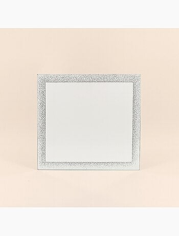 Miroir contour brillant 40x40cm