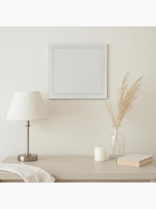 Miroir contour brillant 40x40cm - Kiabi