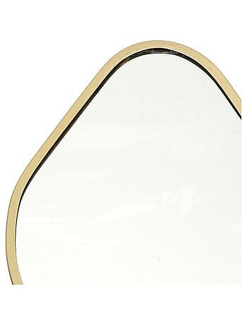 Miroir contour déco doré losange