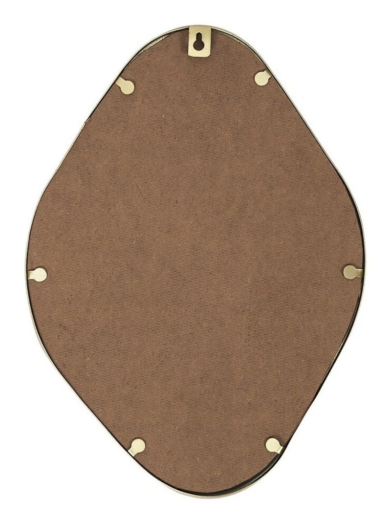 Miroir contour déco doré losange Doré/or - Kiabi