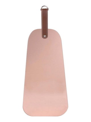 Miroir cuivre rose avec anse trapèze