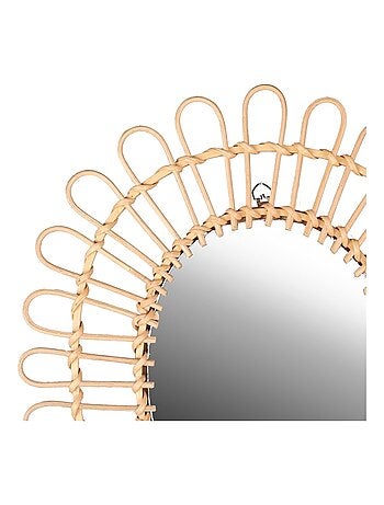 Miroir Dalia rotin 34x39 cm