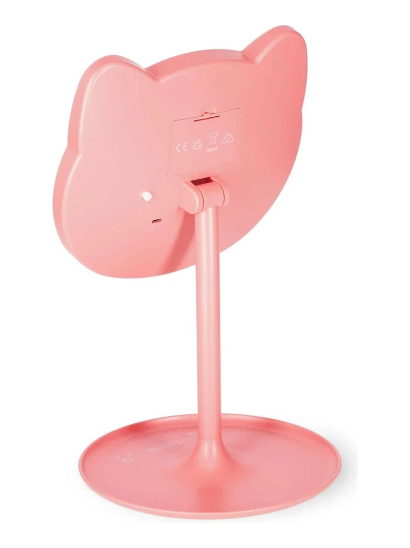 Miroir de maquillage lumineux - You Look Purrfect! Rose - Kiabi