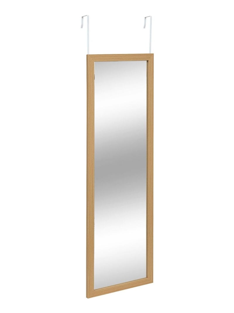 Miroir de porte à suspendre en bois TASSO Beige - Kiabi