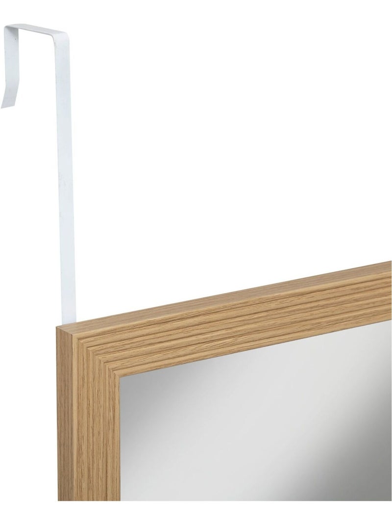 Miroir de porte à suspendre en bois TASSO Beige - Kiabi