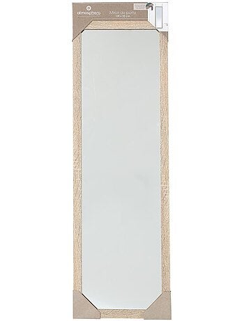 Miroir de porte bois 35x109 cm