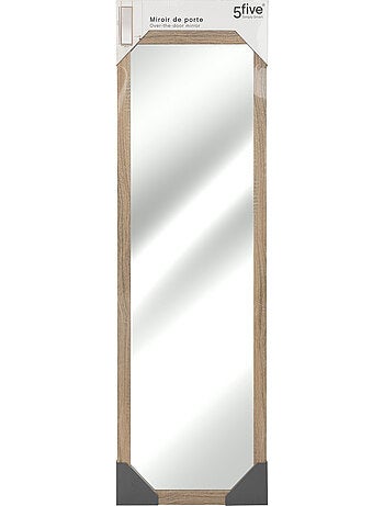 Miroir de porte bois 35x109 cm