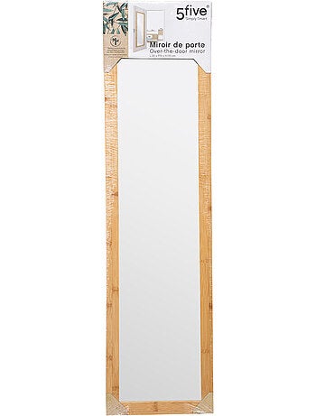 Miroir de porte en bambou