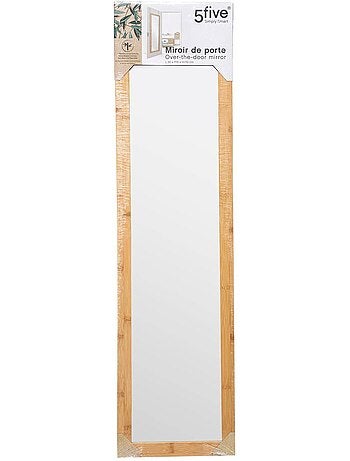 Miroir de porte en bambou