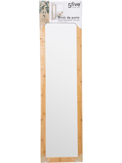 Miroir de porte en bambou - Kiabi