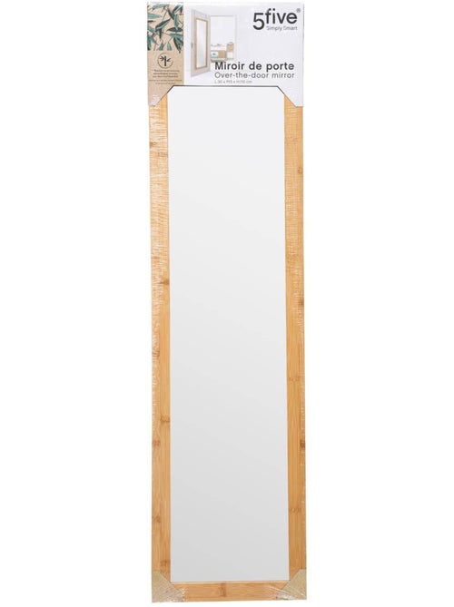 Miroir de porte en bambou - Kiabi