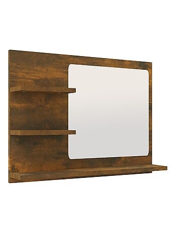 Miroir de salle de bain avec rangements