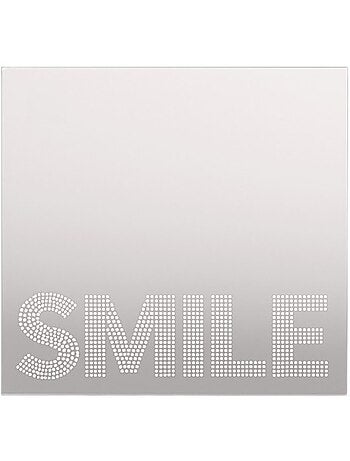 Miroir déco smile carré 20x20cm