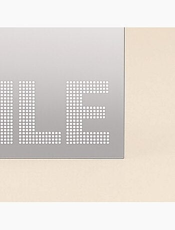 Miroir déco smile carré 20x20cm