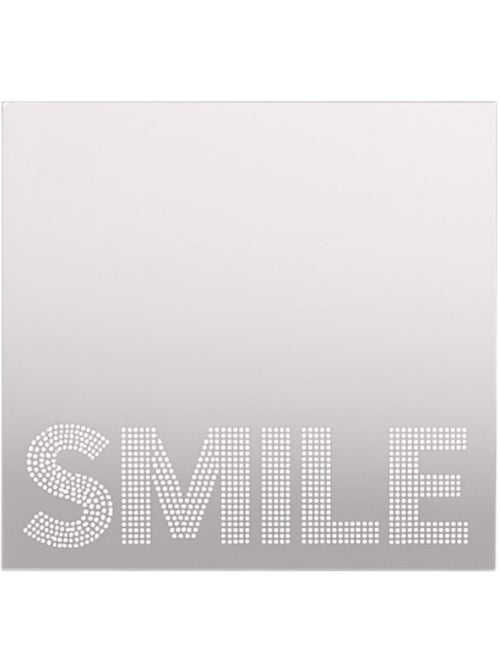 Miroir déco smile carré 20x20cm - Kiabi
