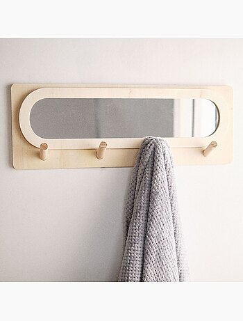 Miroir d'entrée avec porte manteau SIMPLICITY