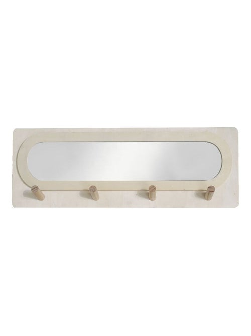 Miroir d'entrée avec porte manteau SIMPLICITY - Kiabi