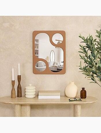 Miroir design 3 glaces formes organiques AUSTIN