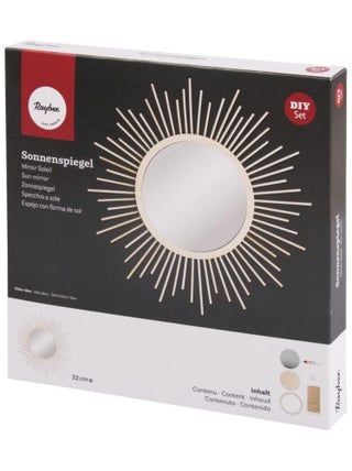 Miroir DIY soleil vintage à fabriquer soi-même ø - Rayher