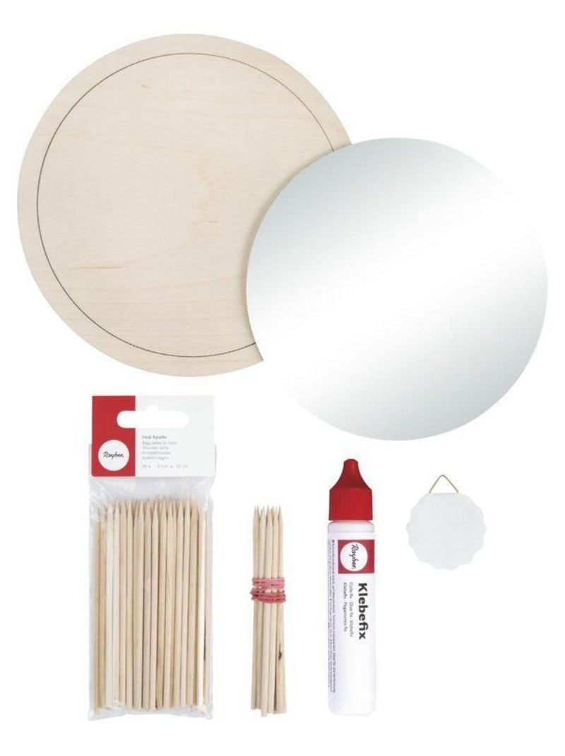 Miroir DIY soleil vintage à fabriquer soi-même ø - Rayher Beige - Kiabi