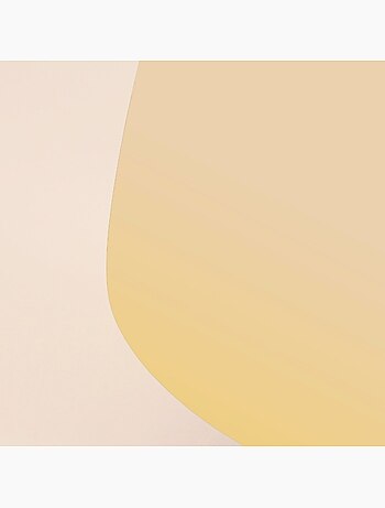 Miroir doré forme organique 40x25cm