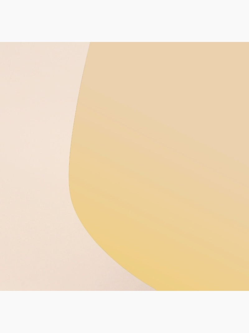 Miroir doré forme organique 40x25cm Doré - Kiabi