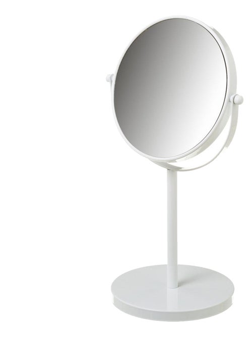 Miroir double rond à poser sur pied - Kiabi