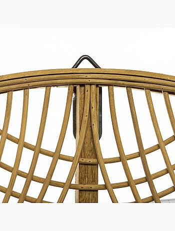 Miroir en bambou bohème INA