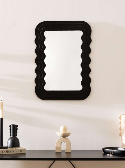 Miroir en bois VAGUES - Kiabi